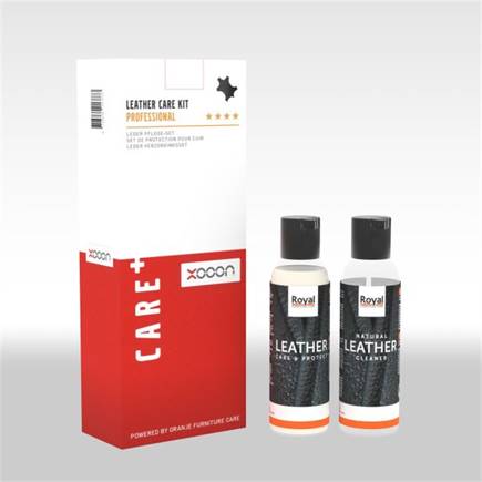 XOOON Leather care kit 250 ml + 250 ml cleaner incl. spons + doek
